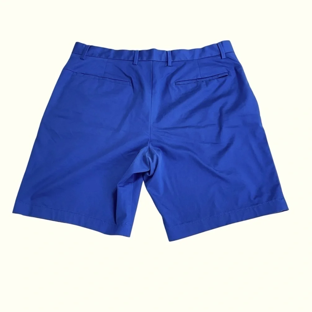 Banana Republic 34 Royal Blue Aiden Tech Temp Core Chino Shorts